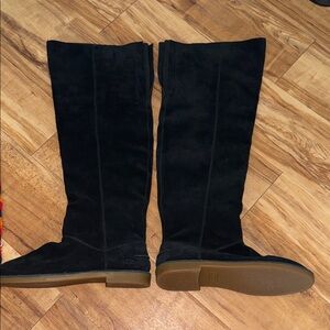 UGG Women's Black Over the Knee Suede Boots